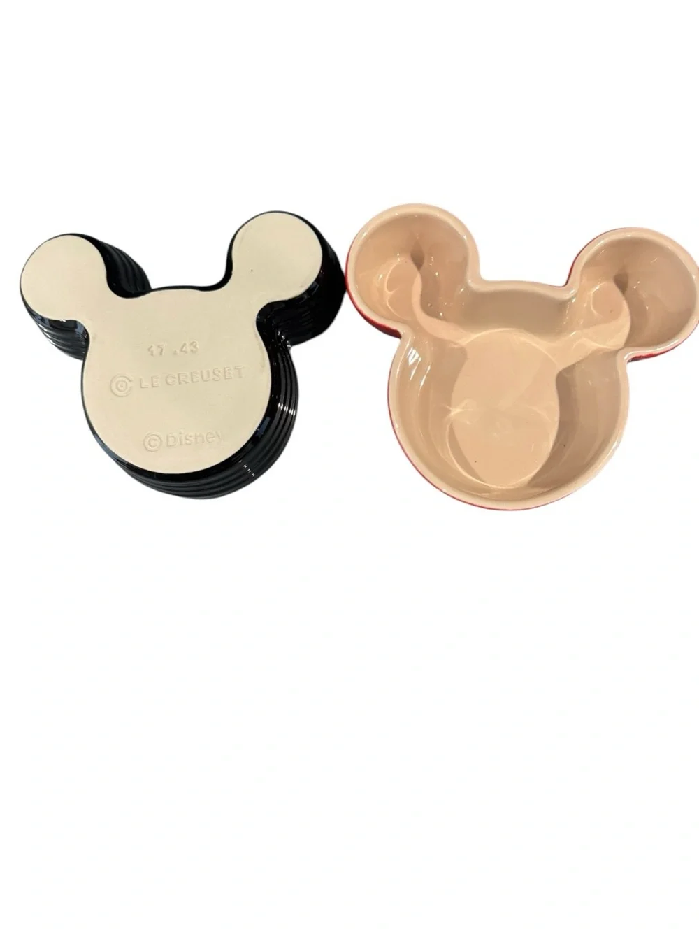 Le Creuset Disney Mickey-shaped Ramekins